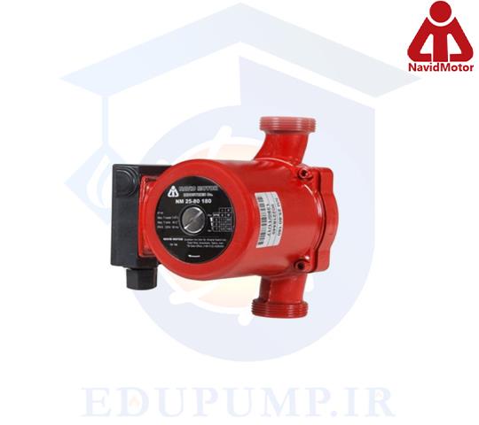 الکتروپمپ سیرکولاتور آبگرد نوید موتور مدل NM 25-80/180